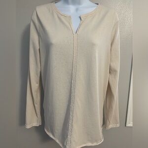 Betsy’s Boutique Beige Long Sleeve Women's Top